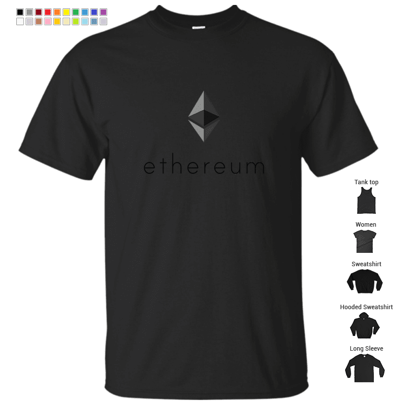Ethereum Crypto Currency Logo T-Shirt