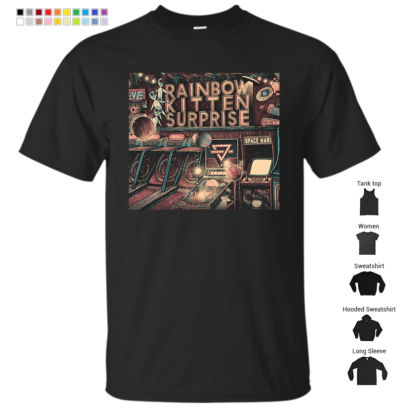 Rainbow Kitten Surprise tour Music Premium Scoop T-Shirt