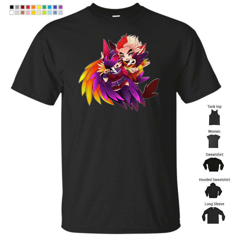 Together We Fight - Xayah and Rakan T-Shirt